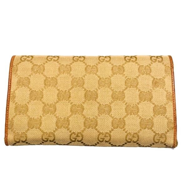 GUCCI GG Canvas Trifold Long Wallet - Picture 2 of 16